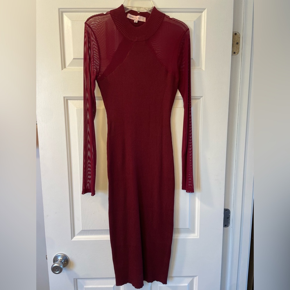 Crave Fame Raspberry Knit Top